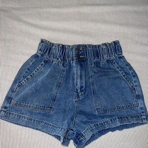 Blue Denim Women's Shorts